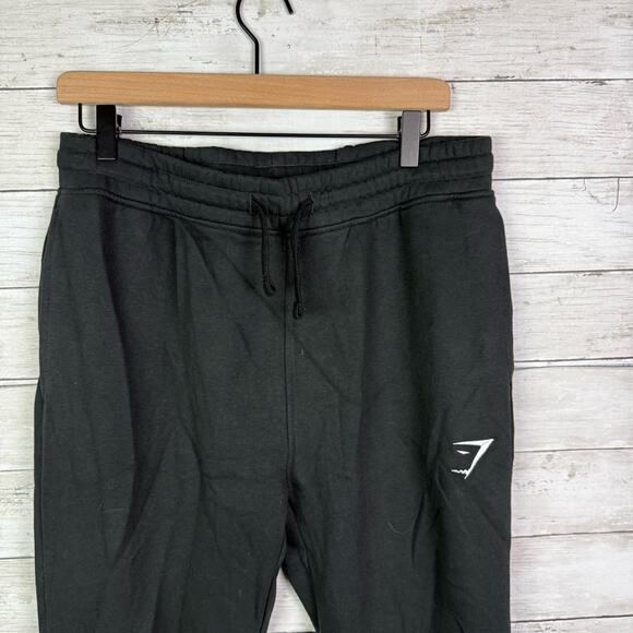Gymshark Crest Joggers Black Size Medium - Picture 4 of 6